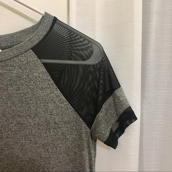 H&M Baseball Tee with Mesh Sleeves - Picture 3 of 4